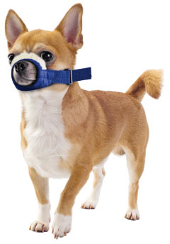 Cozy Quick Muzzle? for Dogs, XXS, Blue